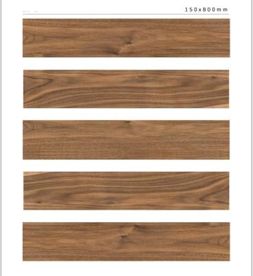 China 2021 Porcelain Pattern Wood Look Porcelain Tiles Non Slip Wood Interior Terrazzo Flooring for sale