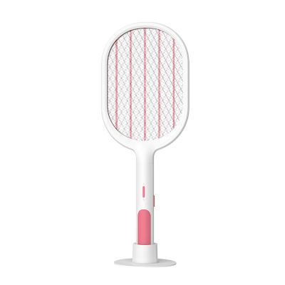 China Mini Handheld Mosquito Bat Kill Mosquito Killer USB Rechargeable Electric Mosquito Racket for sale