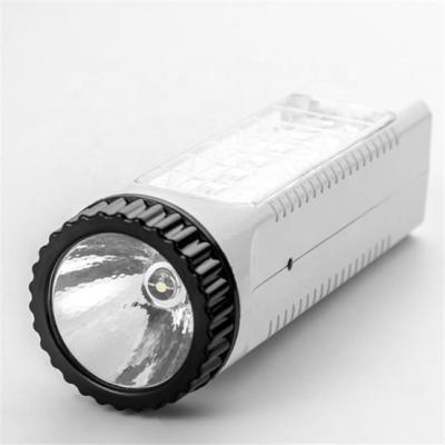 China Convenient Rechargeable Camping LED Flashlight Light Saving Power Durable Torch With Lead Acid Battery for sale