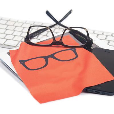 China Glass Cleaner Best Selling Useful Custom Logo Printing Microfiber Microfiber Screen Sunglass Glass Eye Glass Eye Cleaning Cloth For Glas for sale