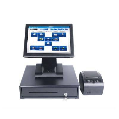 China Point of Sale Software All In One PC 15 inch Retail POS Touch Screen Up To 32GB for sale