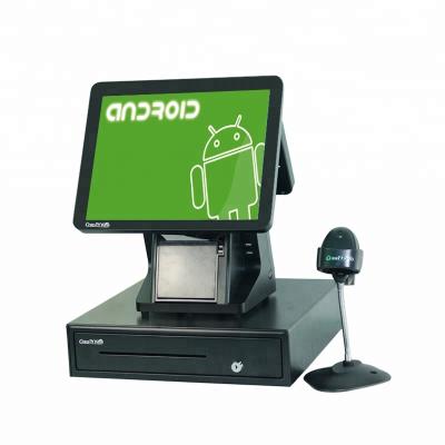 China Android Touch POS1520 POS Machine EPOS System With POS Printer 15inch LED Heat Screen 1024x768 for sale