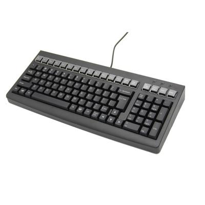 China New KB101 Service Keys Regular POS Keyboard With Built-in Magnetic Card Reader for sale