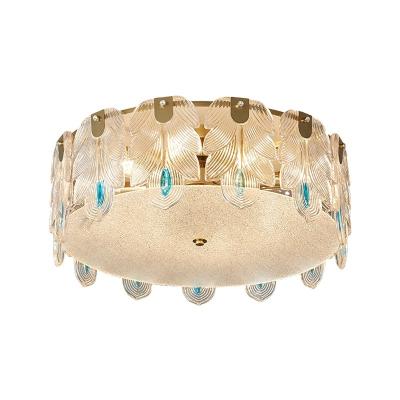 China Adjustable Length Indoor Living Room Bedroom Living Room Bedroom Luxury Hotel Engineering Villa Cake Crystal Ceiling Light Color Crystal for sale