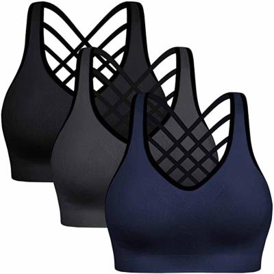 China Hot Selling ACTIVE STRETCH Tracksuit For Women Sports Support Bra 100% Strappy Safety for sale