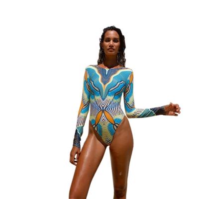 China New Arrival Antibacterial Sublimation Printed UV Protection Womens Swimsuit Rash Guard for sale