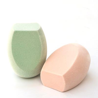 China 2019 New Arrivals Facial Makeup Double Layer Velvet Microfiber Beauty Makeup Sponge Blender Flocked Cosmetic Face Blast for sale