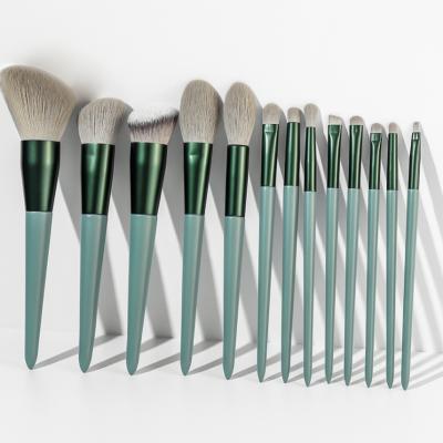 China Angular Blush High Quality Vegan 13pcs Private Label Cosmetic Woman Makeup Tools Makeup Brush Set Customized for sale