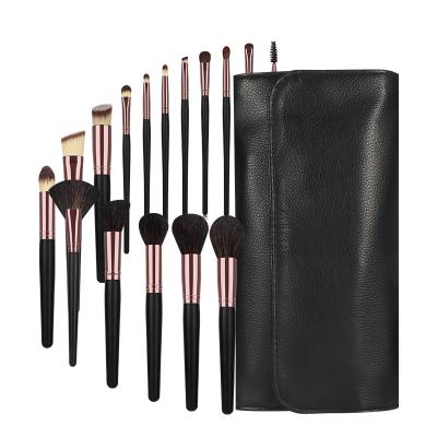 China Angular Blush 16pcs 16pcs Wholesale Professional Wooden Makeup Set Brush Handle Makeup Brushes for sale