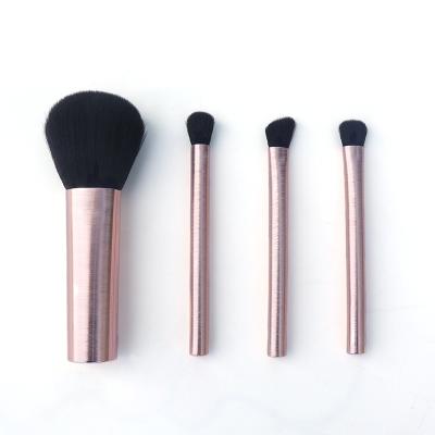 China Smudge Brush 4Pcs Synthetic Hair Makeup Brush Set With Scratch Handle Makeup Brushes for sale