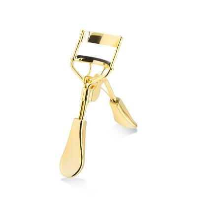 China Curl Eyelash Customized Stainless Steel Shiny Eyelash Curler Beauty Rose Gold Eyelash Makeup Cosmetic Tools for sale