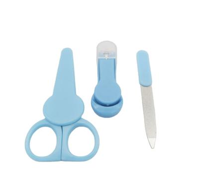 China Helper Mom Having Good Care For Baby Baby Grooming Kit Baby Nail Set With Mini Scissor Nail Clipper Nail Folder for sale