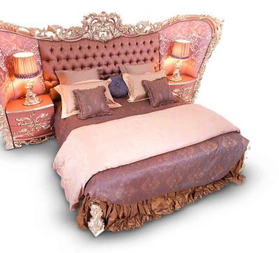 China Modern European style wooden carving Hot-selling multifunctional bed for sale