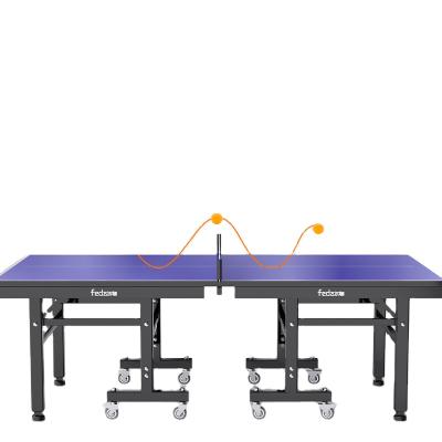 China Professional High Quality Folding Durable Priceless Paragraph Ping Pong Table Tennis Table Indoor Wheels Feierdun for sale