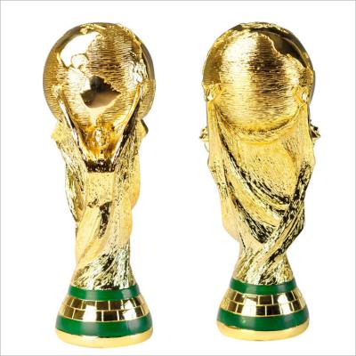 China Europe Factory Wholesale Exquisite Artificial Craft Gold Competition Trophy Gifts Custom Resin Crafts for sale