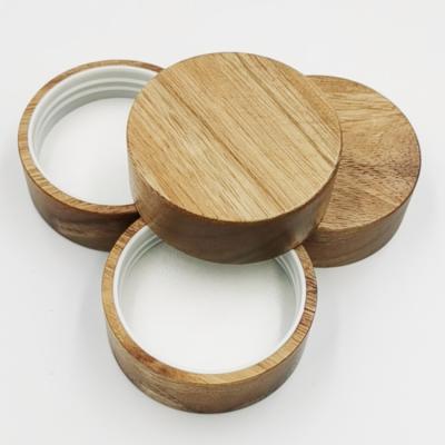 China Household storage jar sealing jar square food grain milk powder bamboo safe for children and wooden cover for sale