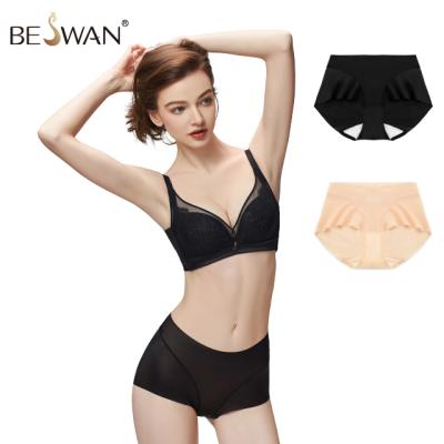 China Beswan 2022 Women's Low Rise Briefs Seamless Breathable Quick Dry Seamless Panties Lingerie Knickers Underwear Women For Ladies for sale