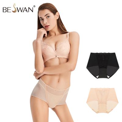 China Beswan Breathable 2022 High Quality Panties Quick Dry Women's Underwear Girl Bra Panties Lingerie Seamless Breathable Women Low Waist for sale