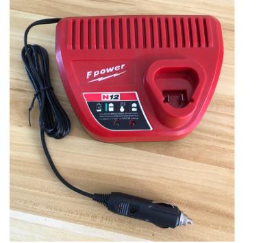 China New Design Wall & Vehicle Dual Use Li-ion AC/DC 2-Mode Fast Charger for milwaukee M12 Battery for sale