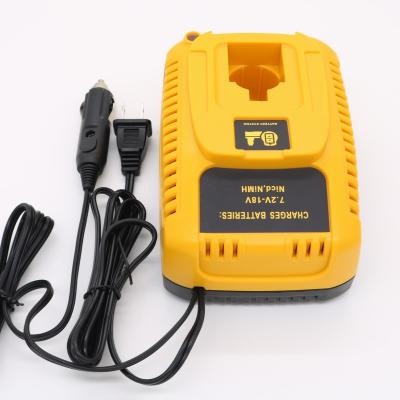 China Wall and Vehicle Charger 2020 Function Design New Product DC Wall and Vehicle Design AC Dual Mode Charger for Dewalt Nickel Battery for sale