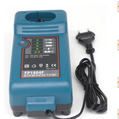 China Best Selling Wall and Vehicle Charger Nicd NiMh 7.2V-18V AC /DC Wall and Vehicle Design Dual Mode Charger for Makita Power Tools Battery for sale