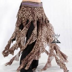 China Long Tassel Spandex Mesh Tribal Belly Dance Hip Scarves In Performance Or Practice for sale