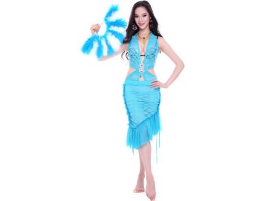 China Free Size Lace Belly Dance Top and Skirt Costumes / Belly Dancing Suit India Style for sale