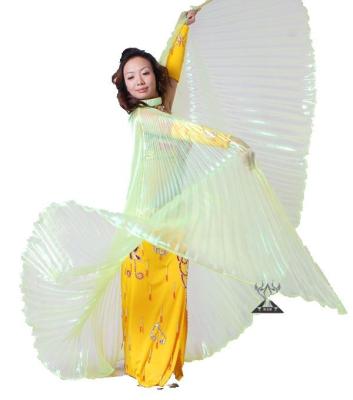 China Fantastic Rotate Green ladies Belly Dance Wings For Practice / Performance for sale