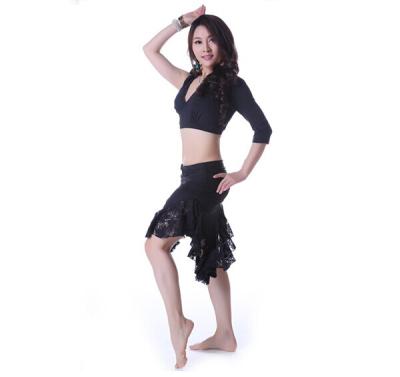 China Thicken Lace Belly Dance Practice Costumes , Belly Dance Outfits for sale