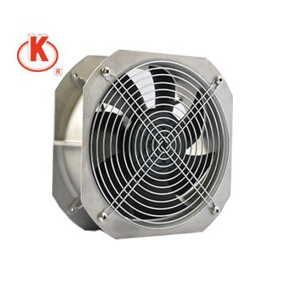 China Galvanized Sheet Steel 24 Volt DC Electric High Volume Blower Small Powerful Axial Fans for sale