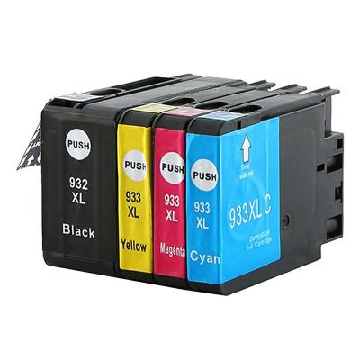 China COMPATIBLE Perspective 932 933 XL 932XL 933XL Color Premium Compatible Ink Cartridge For HP933 For HP Officejet 7110 7612 Printer for sale