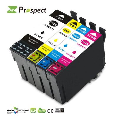 China COMPATIBLE Perspective 702XL T702XL T702 702 XL Color Inkjet Premium Compatible Ink Cartridge For Epson Workforce Pro WF-3720 Printer for sale