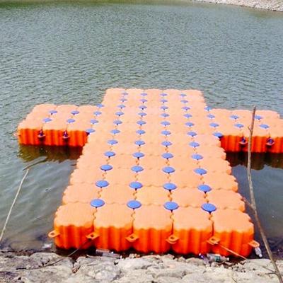 China OEM Processing Products PE Hydraulic Plants Rotomolding Floating Dock 40cm*40cm for sale