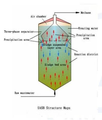 China Upflow Anaerobic Anaerobic Sludge Blanket Hotels UASB Reactor Reactor For Wastewater Treatment for sale