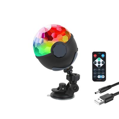 China Mini Hot Sale 3W RGB Mini DJ Light 3W RGB Remote Stage Lights USB Charging Holiday Lighting PVC Amazone for sale