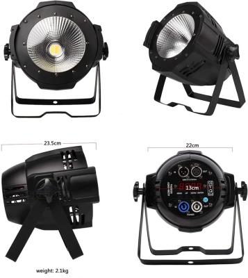 China Theme Park 100W COB LED Stage Lights Professional DJ Party Light Super Bright 200W Par Can Spot Light for sale