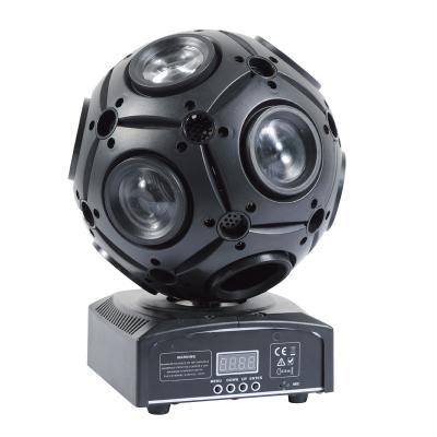 China Hot Sale Theme Park DJ 9*10W 4in1 RGBW LED Mini Football Moving Head LED Mini Football Moving Head LED Disco Lighting for sale