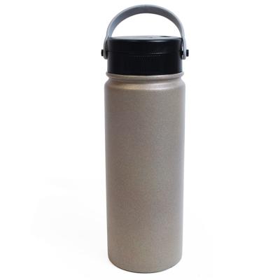 China PORTABLE Travel Stainless Steel Bottle Thermal Vacuum Flask with Handle LED Sterilization Portable UV-C Lid for sale