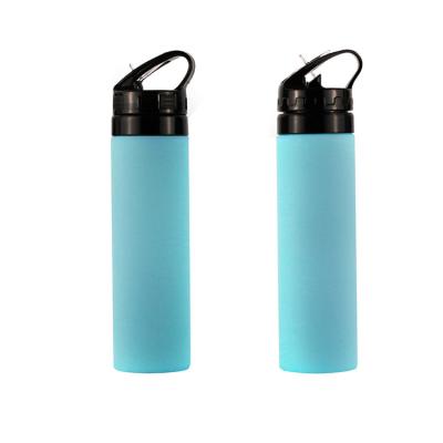 China Viable Lifestyle Products Collapsible Silicone Water Bottle for sale