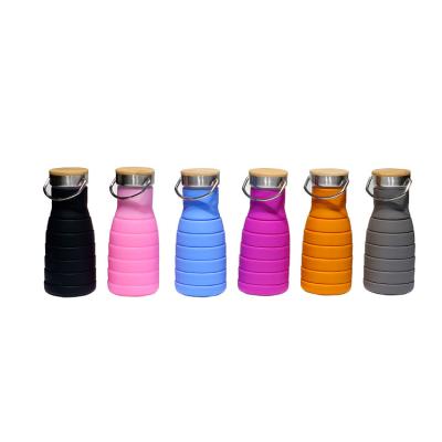 China Sustainable Collapsible Outdoor Sport Silicone BPA Free Bottle In Food Grade for sale