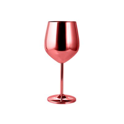 China Wine Glass Stainless Steel Goblet Wine Cup for sale