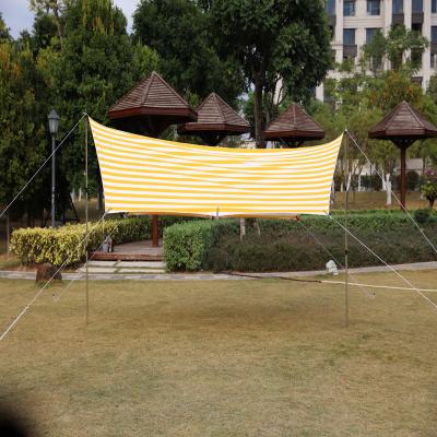 China Cuckoo Beam Shelter Sun Shade Rain Fly Camping UV-Resistant Tarp With Tent Pole for sale