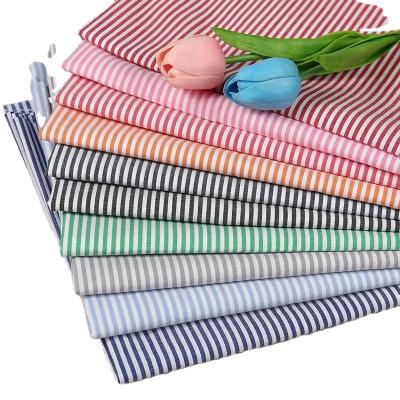 China Spring And Summer Stripe Shirt Breathable Wholesale Textiles Screen 100 Cotton Fabric Plaid Fabric To Chat Dyed Fabric For Fabric for sale