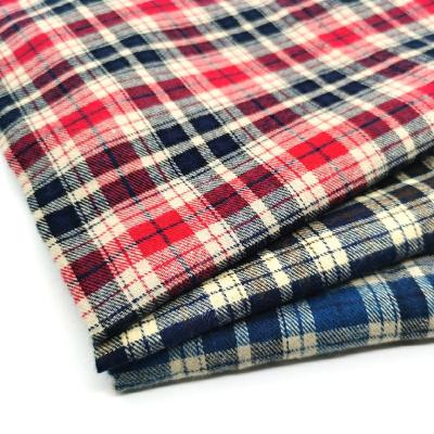 China Breathable Factory Price Yarn-Dyed Plain Cotton Cloth Large Plaid Fabric Suitable For Breathable And Washable Fashion Clothes Fabric for sale