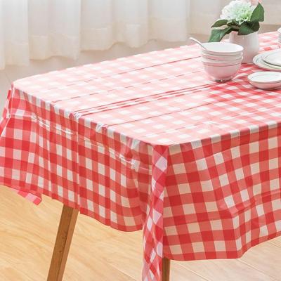 China Oilproof Farmhouse Tablecloth Square Polyester Waterproof Picnic Tablecloths For Dining Party for sale