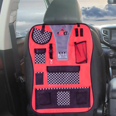 China Car Rear Seat Convenient Storage Bag Multi Hanging Nets Pocket Interior Trunk Auto Stowing Tidying Organizer for sale