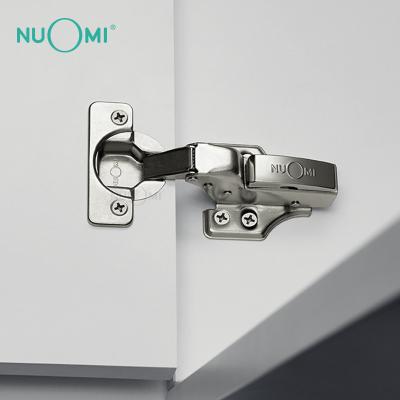 China NUOMI28mm Modern Thick Board Cabinet Hydraulic Concealed Damping Door Hinges For Furniture for sale