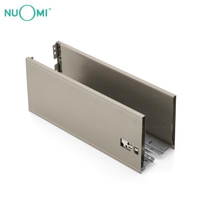 China Nuomi Brand Minimalist Whole House Hardware Customized Series Single Drawer Box Soft Tightly Sliding No Noise Tandem Box Double Wall Drawer for sale