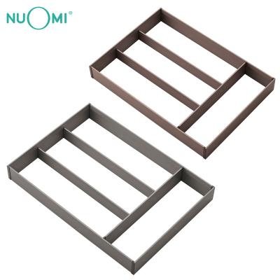 China Nuomi Series Brand Furniture Single Hardware Move Box Tandem Organizer Simple Cabinet Storage Accessories Divider for sale