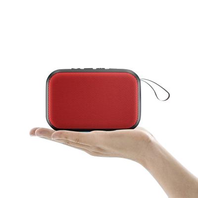 China Factory Price Custom Small Pocket Portable Radio Speaker Rohs Mini Microphone FM AirPlay Custom Outdoor Wireless Speaker for sale